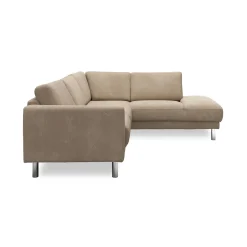 Cleveland højrevendt sofa med pufafslutning