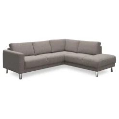 Cleveland højrevendt sofa med pufafslutning
