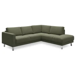 Cleveland højrevendt sofa med pufafslutning