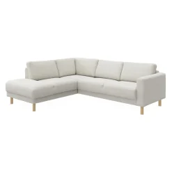 cleveland venstrevendt sofa med pufafslutning