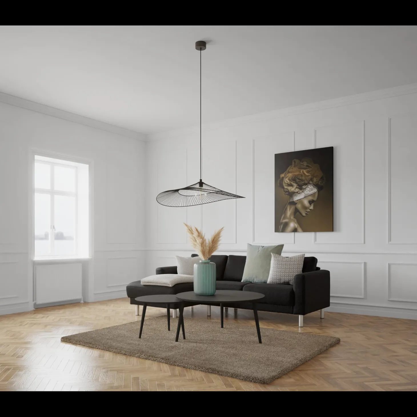 Cleveland venstrevendt sofa med chaiselong