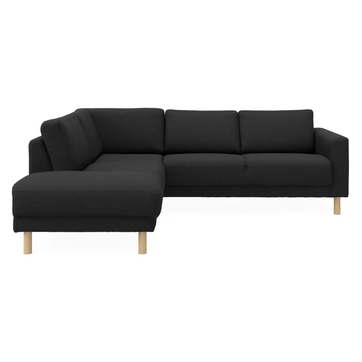 cleveland venstrevendt sofa med pufafslutning