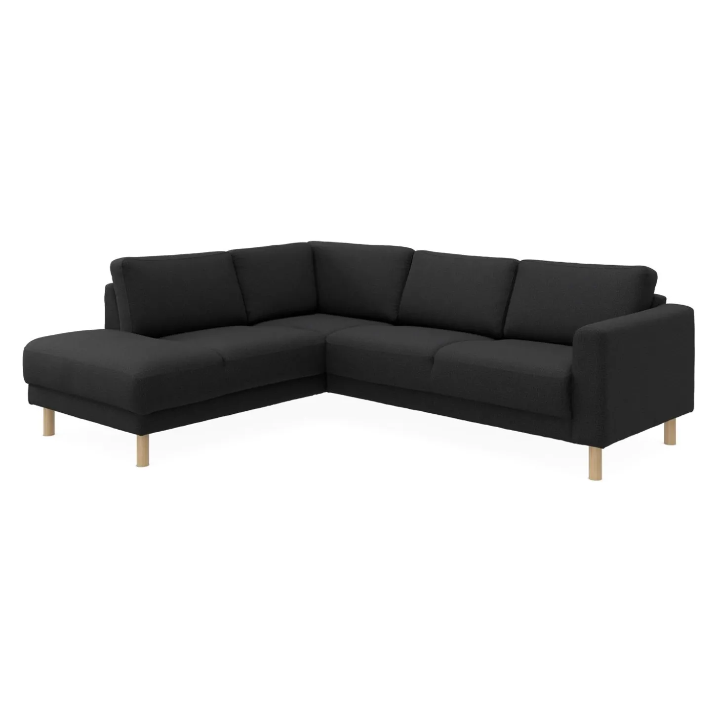 cleveland venstrevendt sofa med pufafslutning