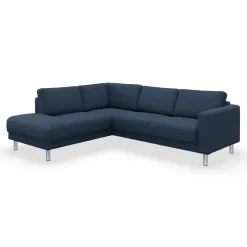 cleveland venstrevendt sofa med pufafslutning