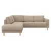 cleveland venstrevendt sofa med pufafslutning