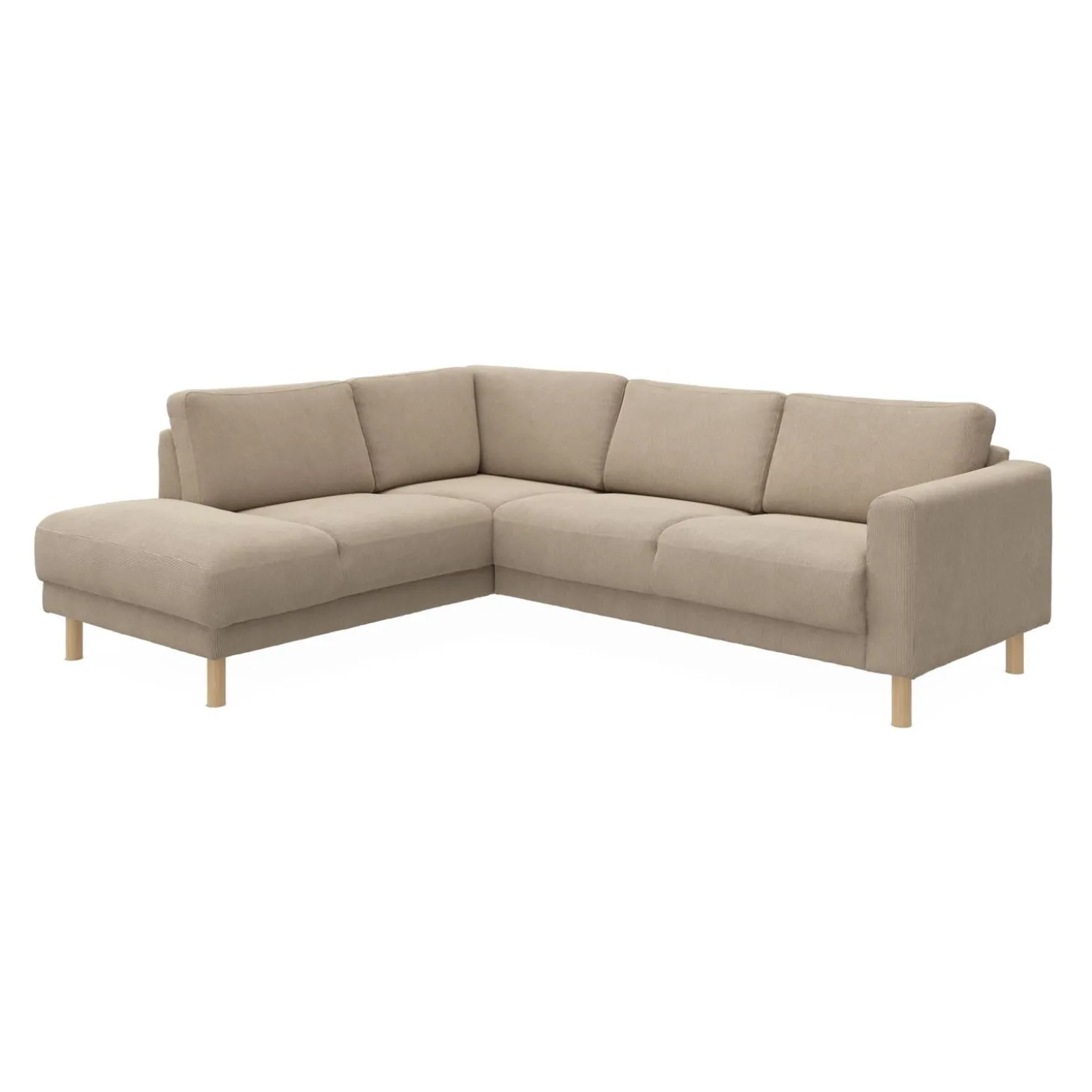 cleveland venstrevendt sofa med pufafslutning