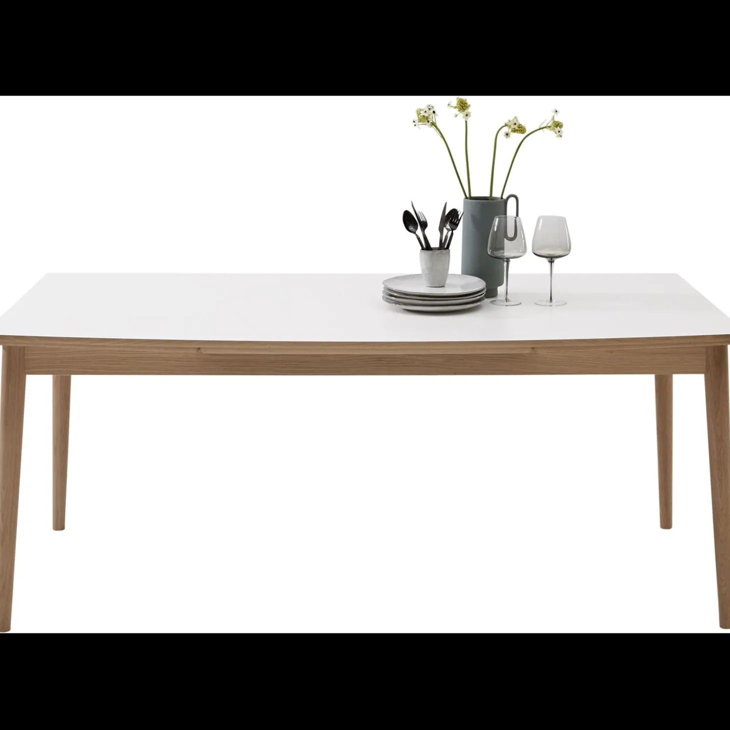 Curve Spisebord 180 x 95 x 75 cm