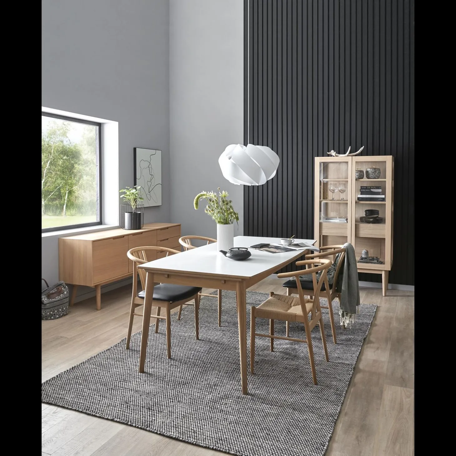 Curve Spisebord 180 x 95 x 75 cm