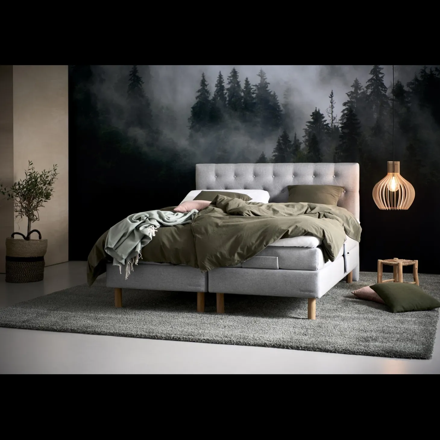 Dunlopillo Pure inkl. 10 cm Supreme Cool topmadras, 120 x 200 cm elevationsseng