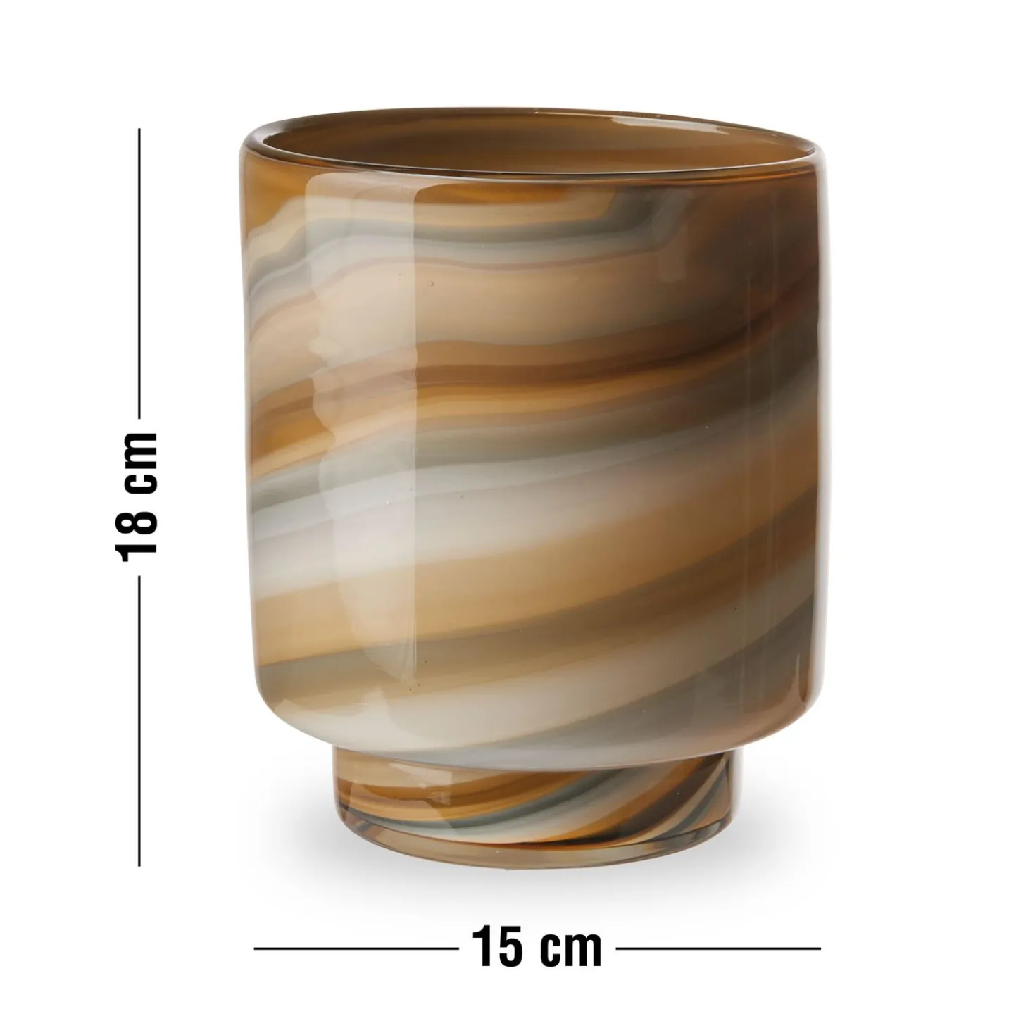 Edmund Vase 18 x 15 cm