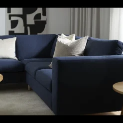 FLEX sofa med pufafslutning