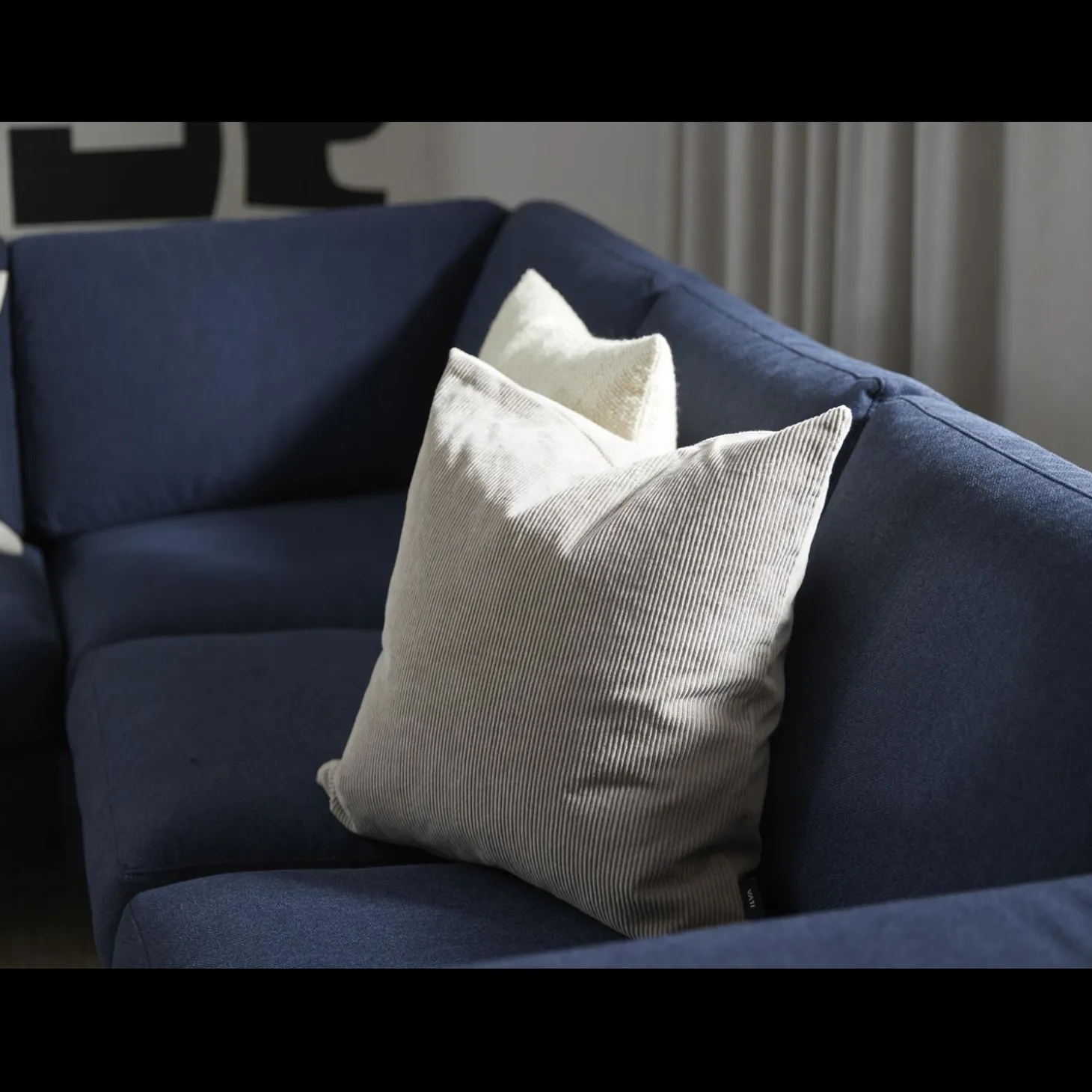 FLEX sofa med pufafslutning