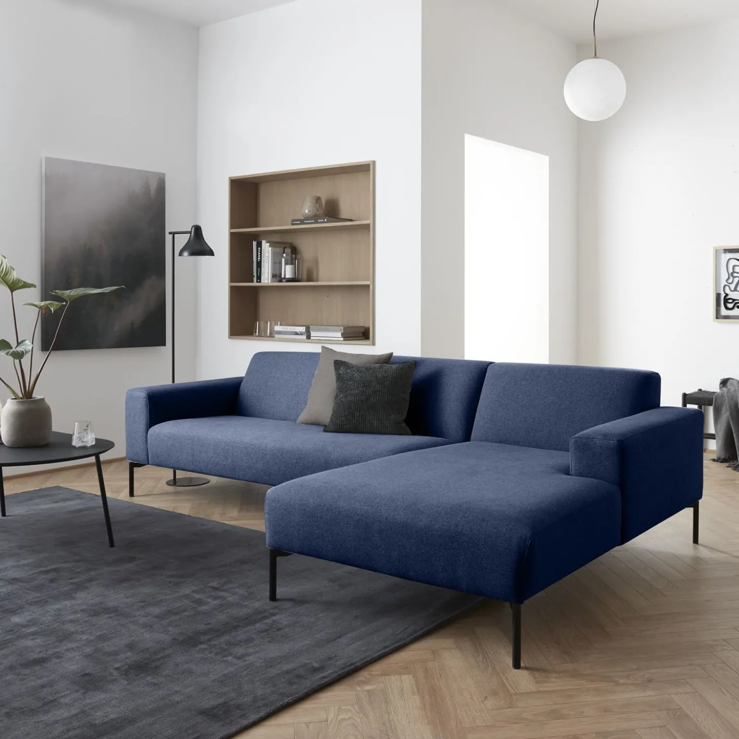 Franklin højrevendt sofa med chaiselong
