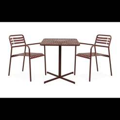 Galia Cafésæt L70 marron med 2 stk. Akadi i marron