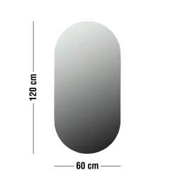 Gila oval 120 x 60 cm Spejl
