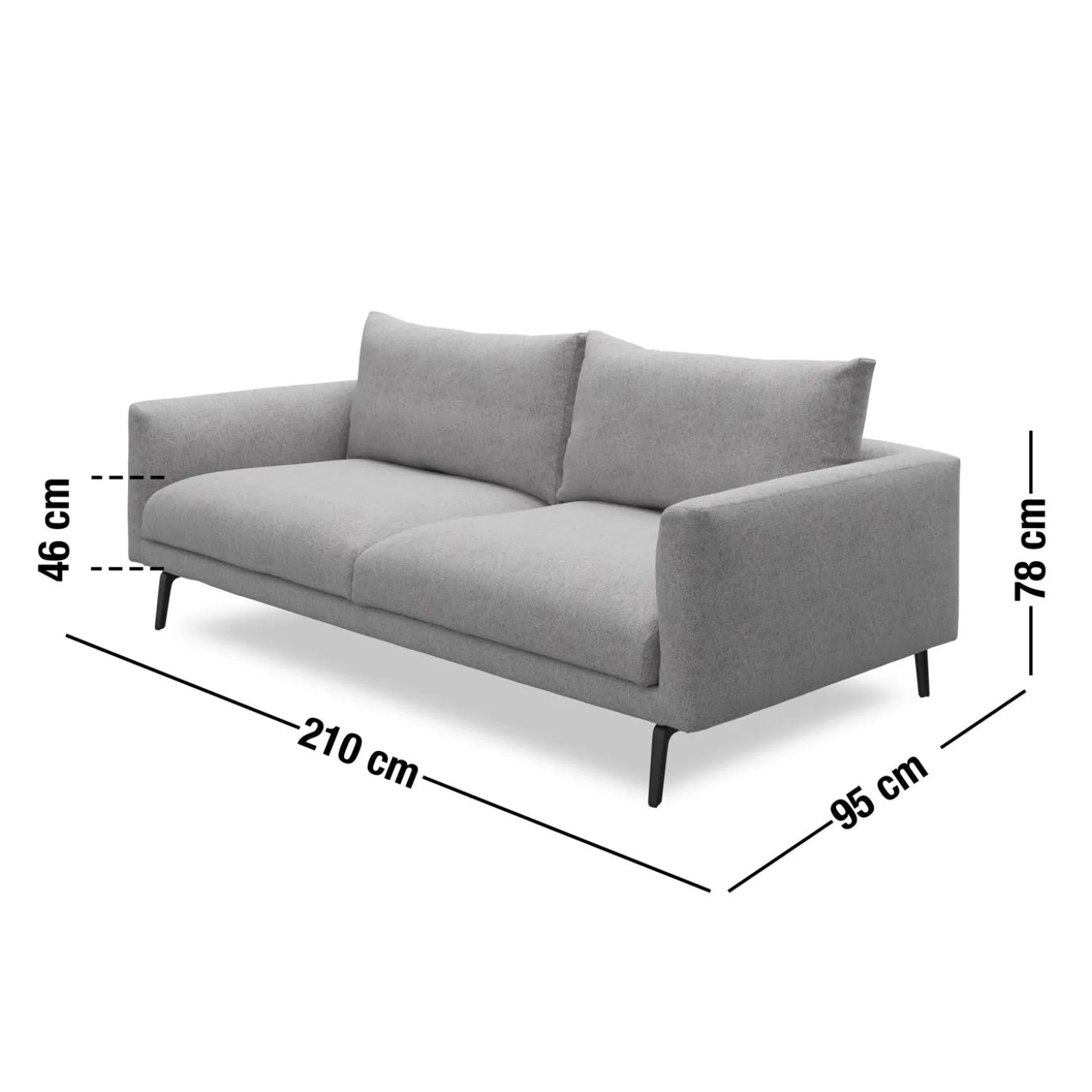 Hallsberg 3 pers Sofa