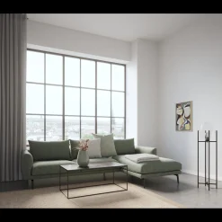 Hallsberg højrevendt sofa med chaiselong