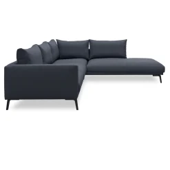 Hallsberg højrevendt sofa med pufafslutning