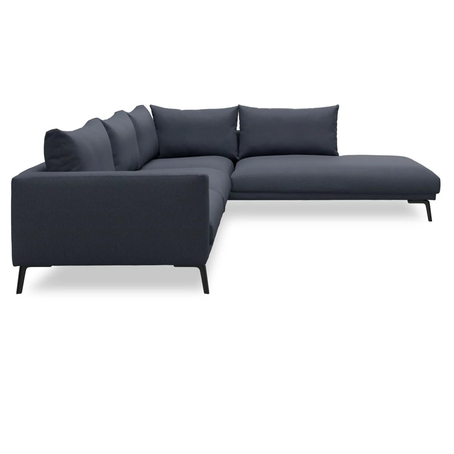 Hallsberg højrevendt sofa med pufafslutning