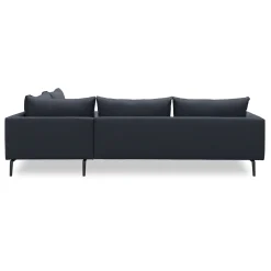 Hallsberg højrevendt sofa med pufafslutning