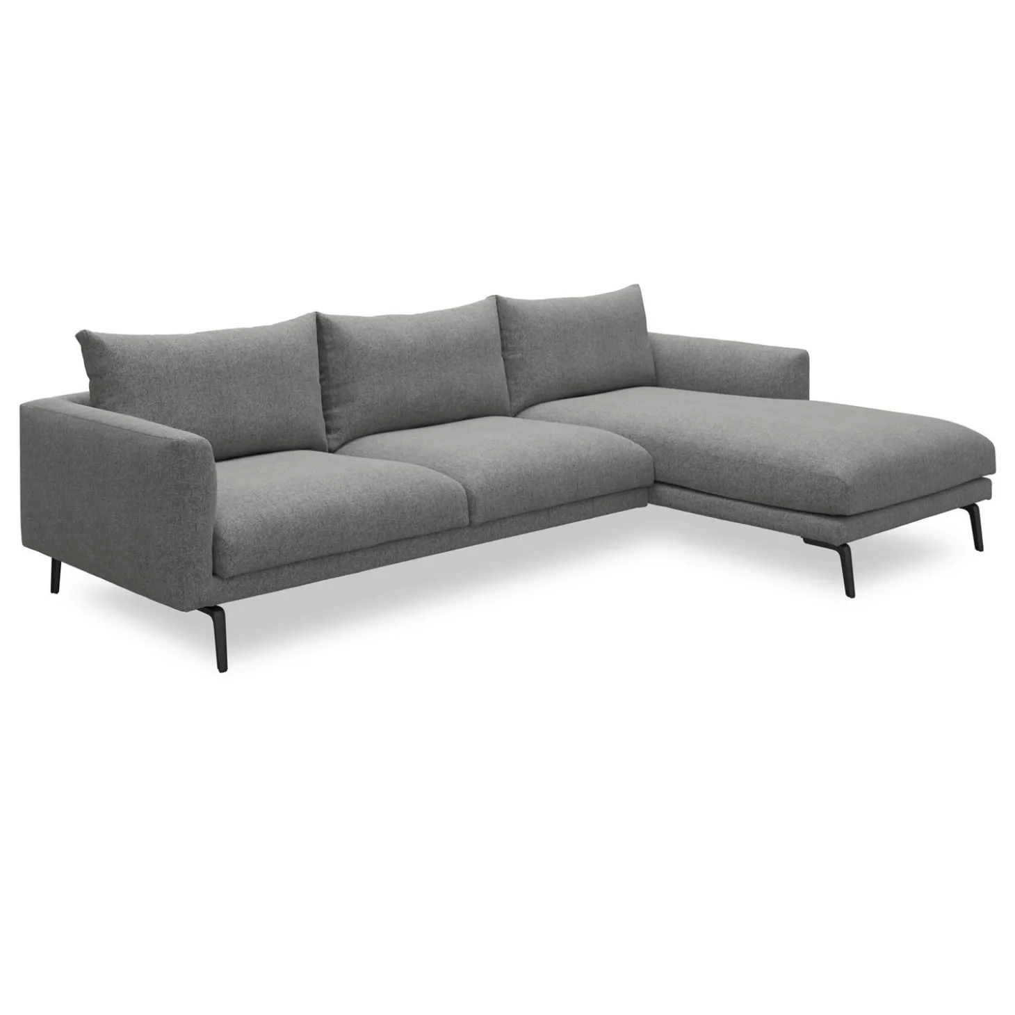 Hallsberg højrevendt sofa med chaiselong