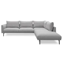 Hallsberg højrevendt sofa med pufafslutning