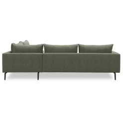 Hallsberg højrevendt sofa med pufafslutning