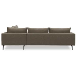 Hallsberg højrevendt sofa med pufafslutning