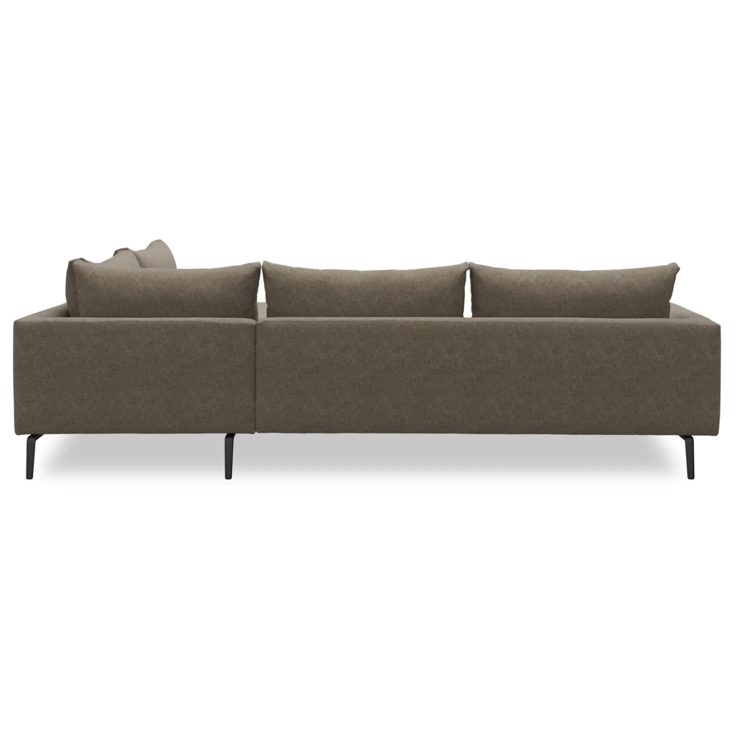Hallsberg højrevendt sofa med pufafslutning
