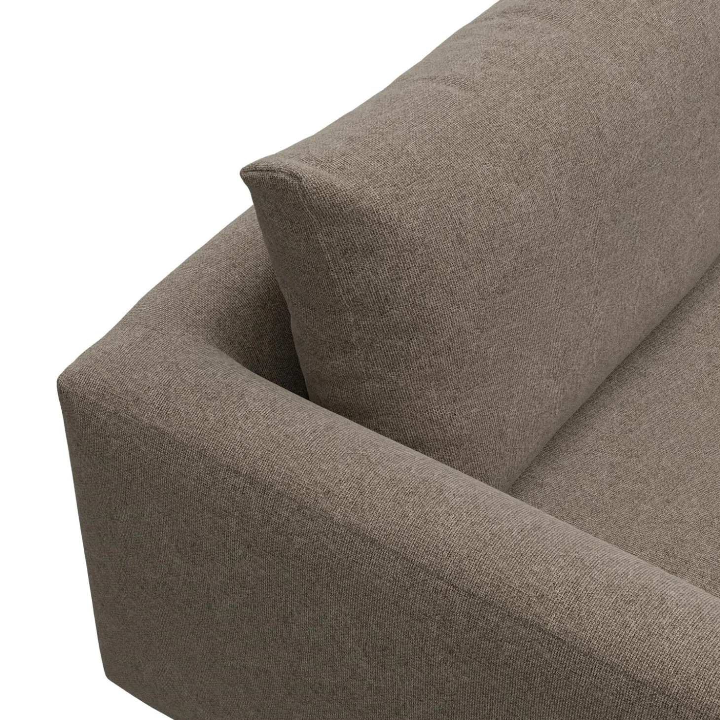Hallsberg højrevendt sofa med pufafslutning