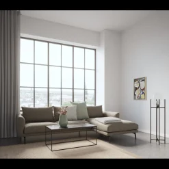 Hallsberg højrevendt sofa med chaiselong