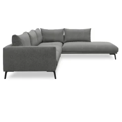 Hallsberg højrevendt sofa med pufafslutning