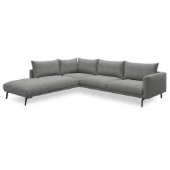 Hallsberg venstrevendt sofa med pufafslutning