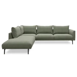 Hallsberg venstrevendt sofa med pufafslutning