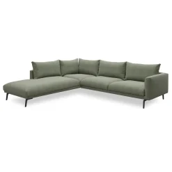 Hallsberg venstrevendt sofa med pufafslutning