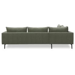 Hallsberg venstrevendt sofa med pufafslutning