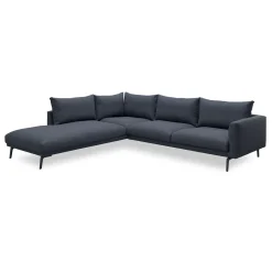 Hallsberg venstrevendt sofa med pufafslutning