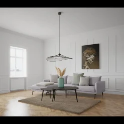 Hallsberg venstrevendt sofa med chaiselong