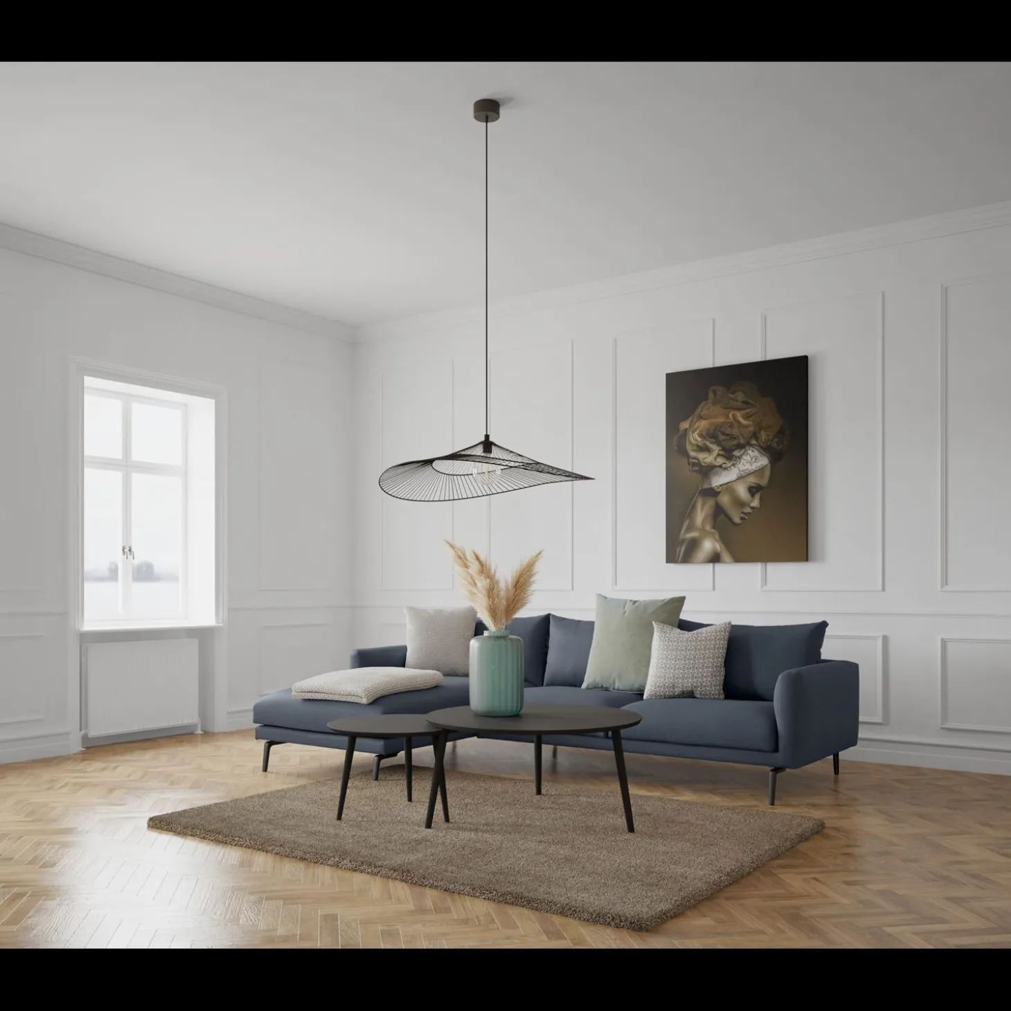 Hallsberg venstrevendt sofa med chaiselong