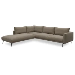 Hallsberg venstrevendt sofa med pufafslutning