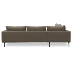 Hallsberg venstrevendt sofa med pufafslutning