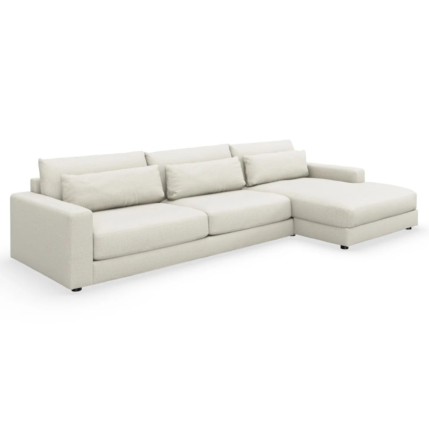 Halmstad højrevendt sofa med chaiselong