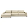 Halmstad venstrevendt sofa med chaiselong