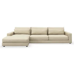 Halmstad venstrevendt sofa med chaiselong