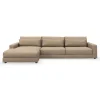 Halmstad venstrevendt sofa med chaiselong