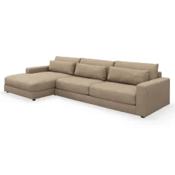 Halmstad venstrevendt sofa med chaiselong