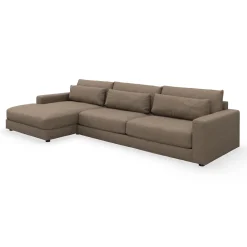 Halmstad venstrevendt sofa med chaiselong