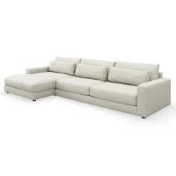 Halmstad venstrevendt sofa med chaiselong