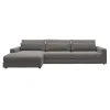 Halmstad venstrevendt sofa med chaiselong