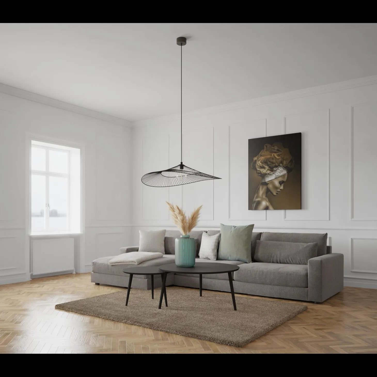 Halmstad venstrevendt sofa med chaiselong